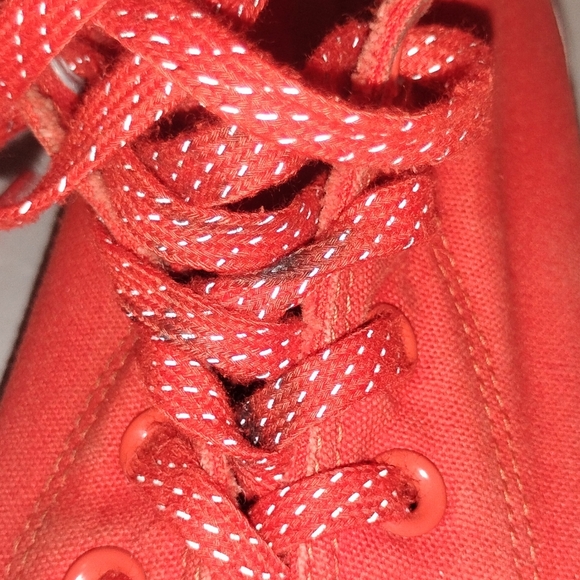 Converse All Star - Hi Top 153794F - shoe Size: 8 - Signal Red/White - - Picture 13 of 15